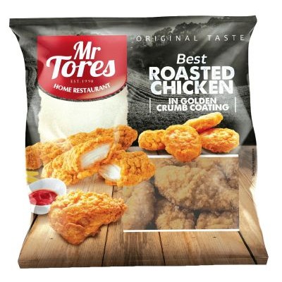 Chicken nuggets IQF, frozen, p. Tores, 1 kg